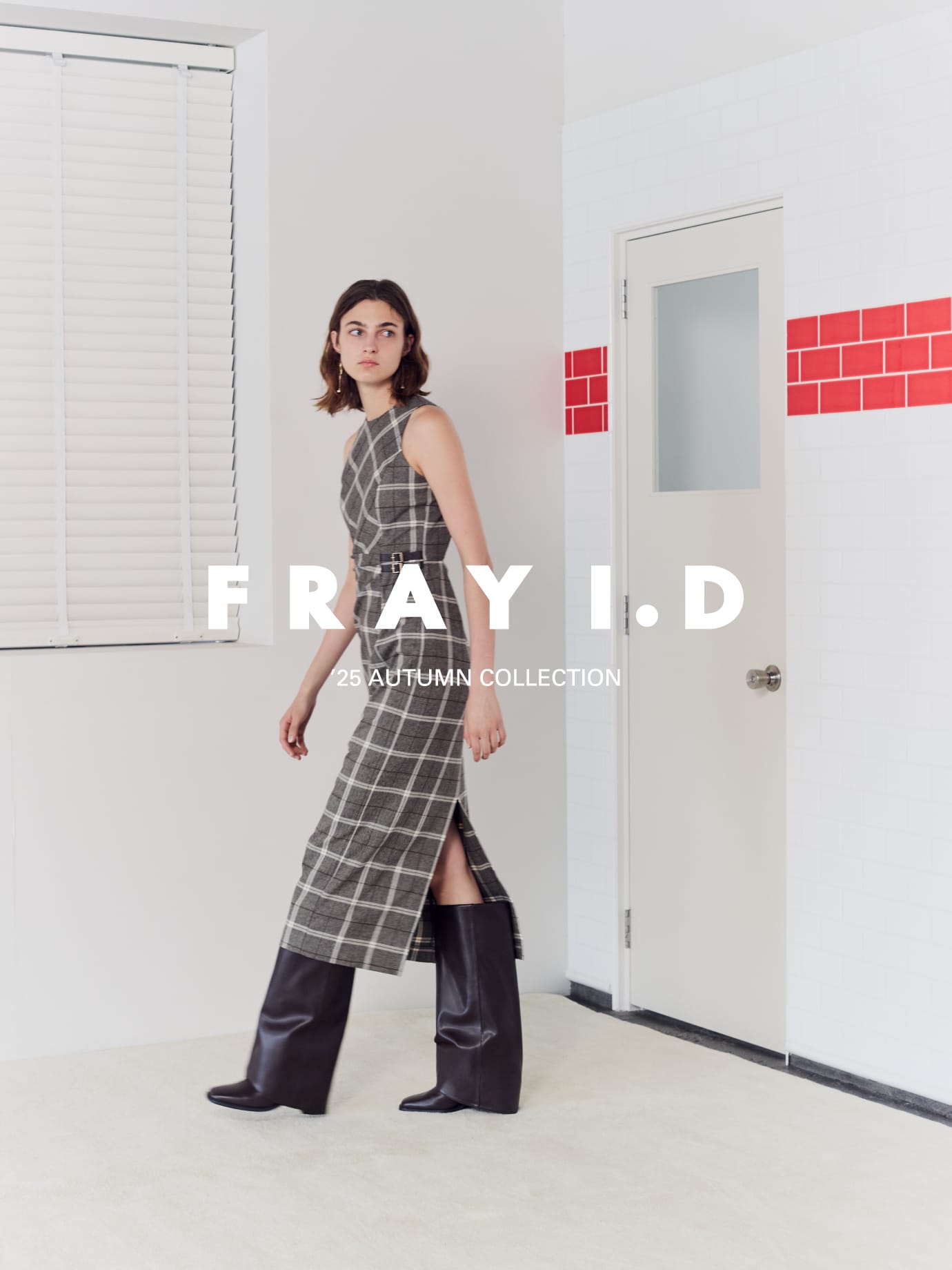 FRAY I.D 新品　花柄　ロング　ワンピース サイズ00 (XS) レッド FRAY I.D ギャザーバイヤスフラワーワンピース ブラック