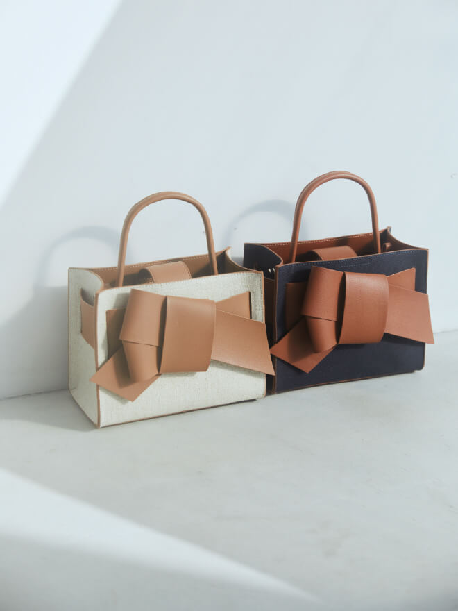 [ LUEL ] Ribbon Middle Bag