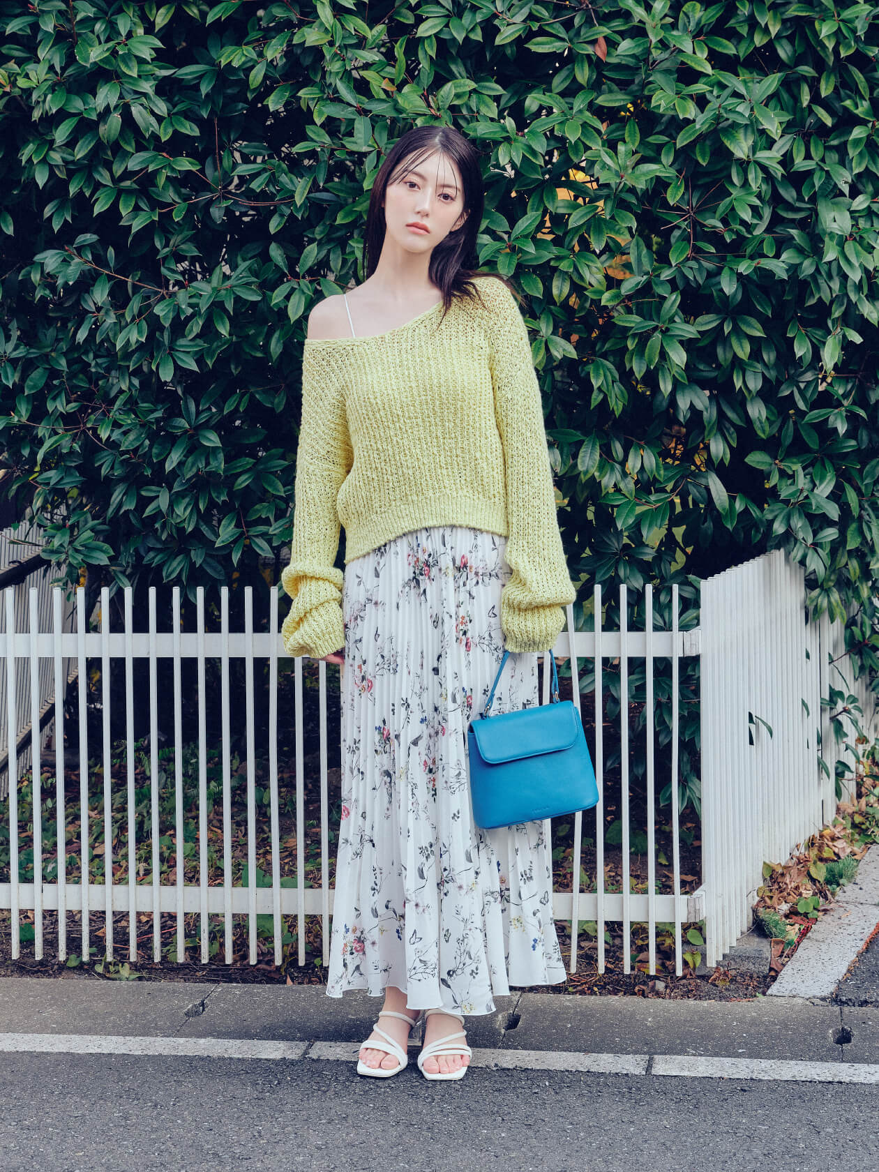 BotaniCal grace Knit tops/Skirt/Bag/Shoes 着用イメージ