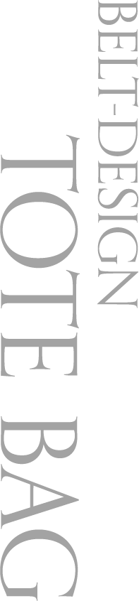 BELT DESIGN TOTE BAG