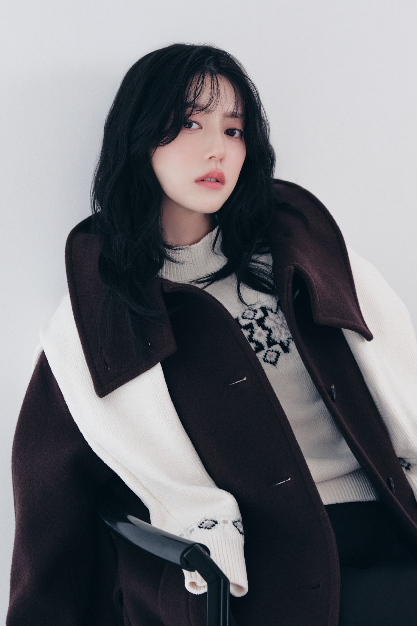 LONG BALMACAAN COAT 着用カット