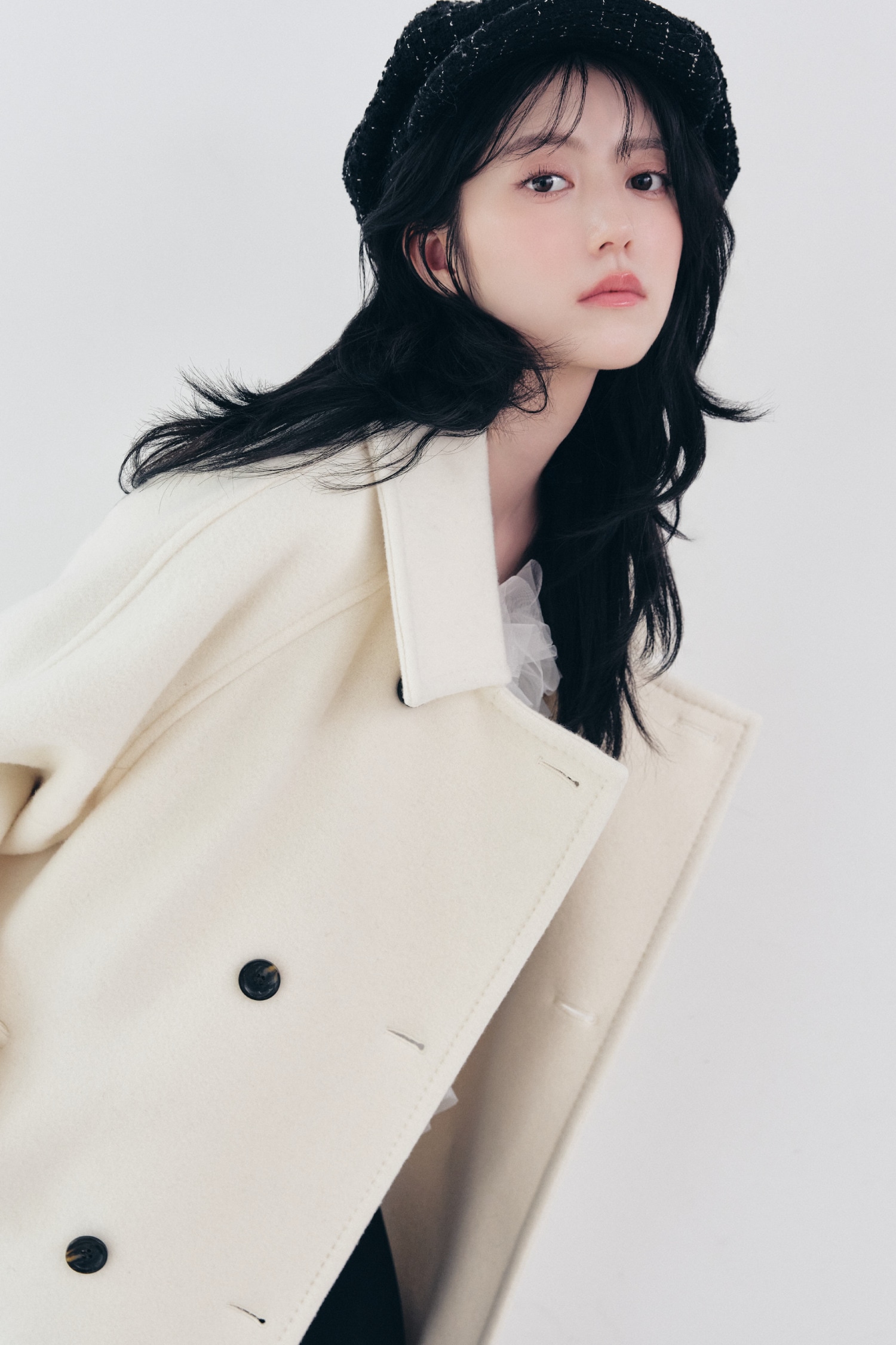 MIDDLE BALMACAAN COAT 着用カット