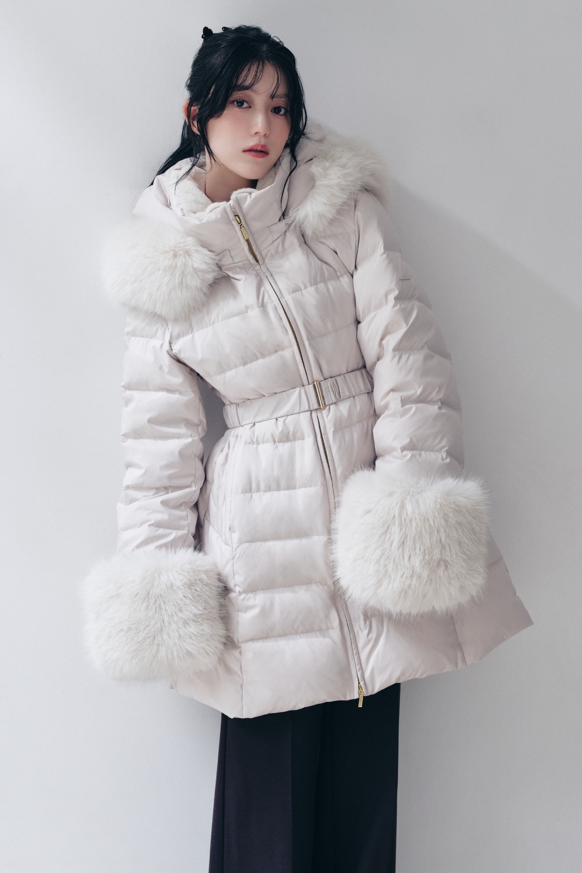 2-WAY LONG DOWN COAT 着用カット