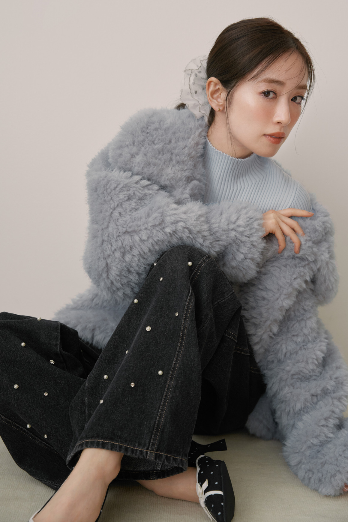 Pearl Polka Dots の Jacket の着用カット 1枚目