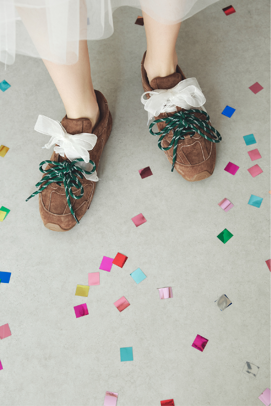 【MOHI】レースリボンスニーカーの商品画像