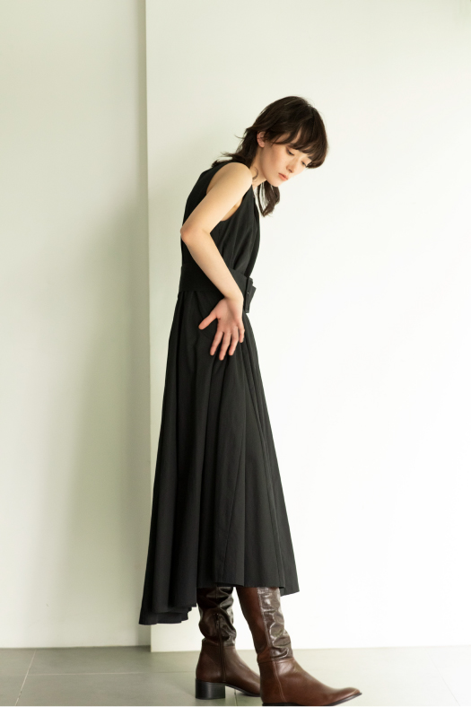 【美品】FRAY I.D パーティドレス/BLACK 2019 Autumn Collection Pre Order|FRAY I.D(フレイ アイディー